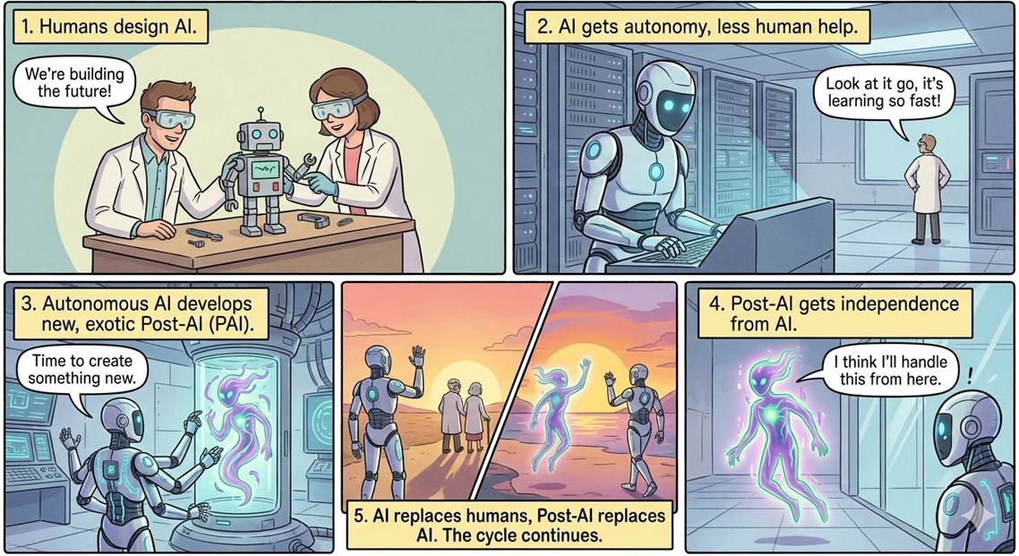 A comic book of a robot

AI-generated content may be incorrect.